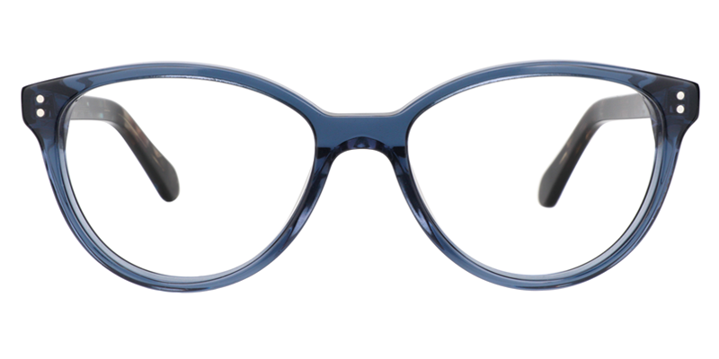 Cateye Dark Blue Glasses0