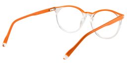 Fanny Round Orange Glasses5