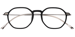 Michelle Geometric Black Glasses1