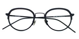 Darren  Round Titanium Glasses1
