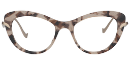 Nora Cat Eye Light Tortoise Glasses0