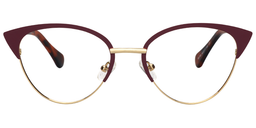 Nelly Cat Eye Red Glasses0