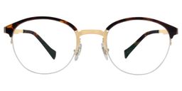 Finn Round Tortoise Glasses 0