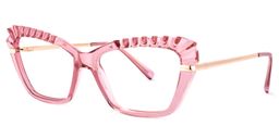 Sophie Cateye Pink Glasses1