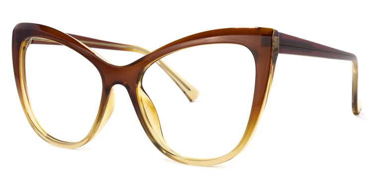Shelby Cateye Brown Glasses