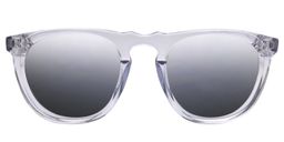 Ahab Round Clear Sunglasses0