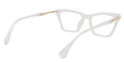 Aicken Square White Glasses5