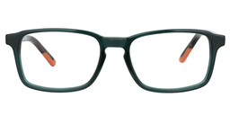 Rowan Rectangle Dark Green Glasses0