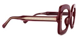 Eloise Square Dark-Red Glasses3
