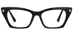 Nelly Cat Eye Black Glasses0