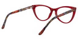 Jill Cateye Red Glasses5