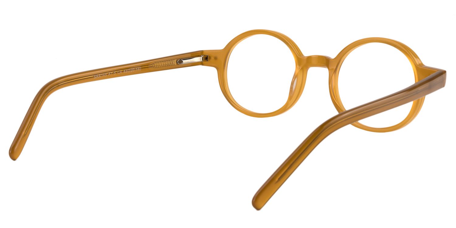 Oval Light Brown Glasses | Zeelool Glasses5