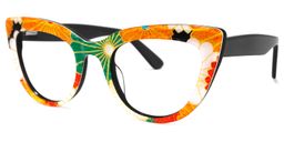 Makie Cateye Black Glasses1