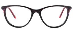 Alder Oval Black Glasses0