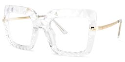 Amecia Square Clear Glasses1