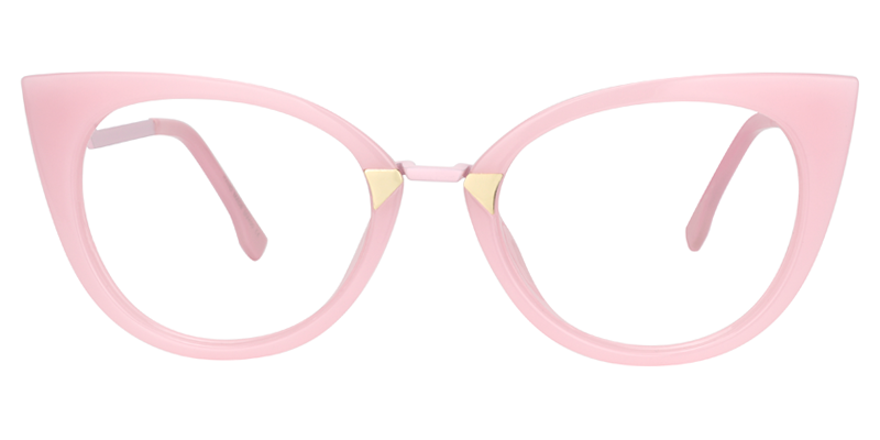 Jacqueline Cat Eye Pink Glasses