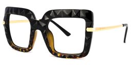 Amecia Square Tortoise Glasses1