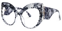 Kait Cat-eye Black Glasses1