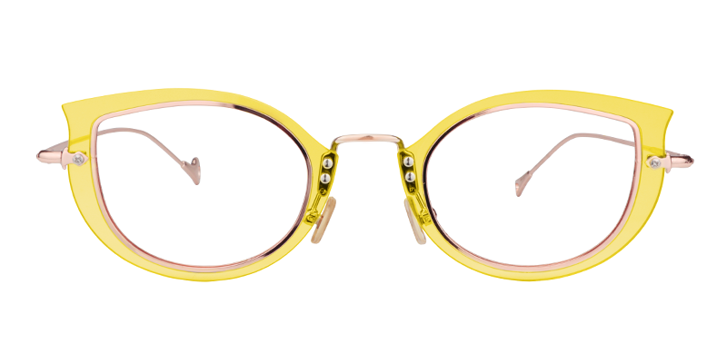 Cat Eye Yollow Glasses | Zeelool Eyewear Online0