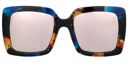 Damian Square Blue Tortoise Sunglasses0