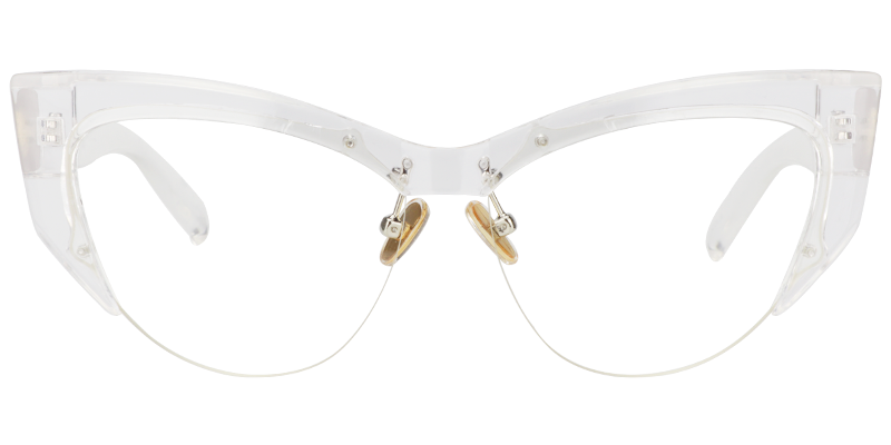 Cateye Clear Glasses | Zeelool Eyeglass Frames0
