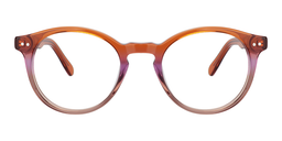 Kimberly Round Orange Glasses0