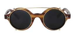 Patton Clip-On Burnt Umber Glasses2