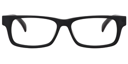 Damon Rectangle Black Glasses0