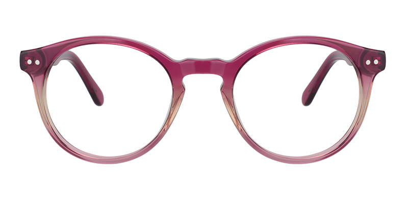Round Purple Glasses | Zeelool Eyeglass Frames Online0