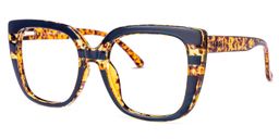Brenda Square Dark-Blue Glasses3
