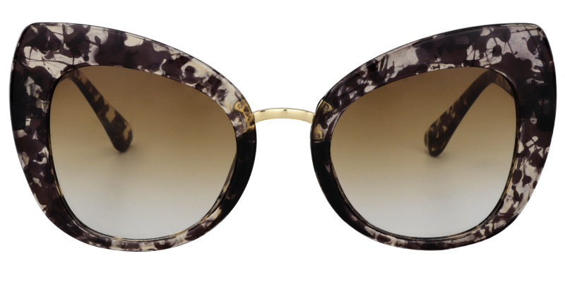 Cateye Light Tortoise Sunglasses | Zeelool Sunglasses0