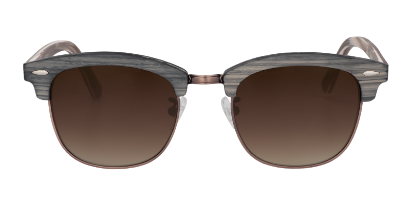 Browline Gray Sunglasses | Zeelool Sunglasses Online0