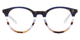 Sallie Round Dark Blue Glasses0