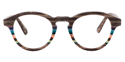 Darby Round Wood Glasses0