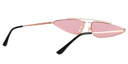 Albertine Aviator Gold Sunglasses5