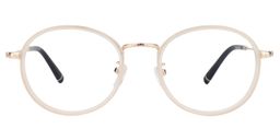 Tom Round Beige Glasses 0