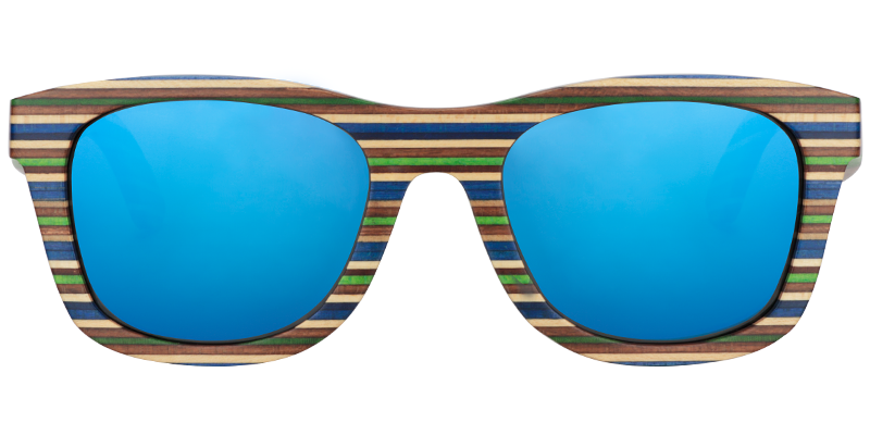 Rectangle Blue Sunglasses | Zeelool Sunglasses Online0