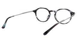 Alger Round Blue Glasses 4