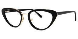 Cosme Cateye Black Glasses1