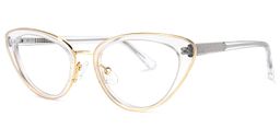 Cosme Cateye Clear Glasses1
