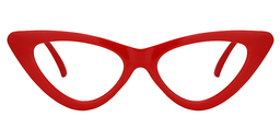 Joanna Cat Eye Red Glasses0