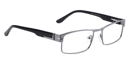 Evelyn Rectangle Gray Glasses2