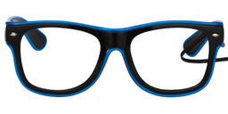 Owen Glowing Rectangle Blue Glasses0