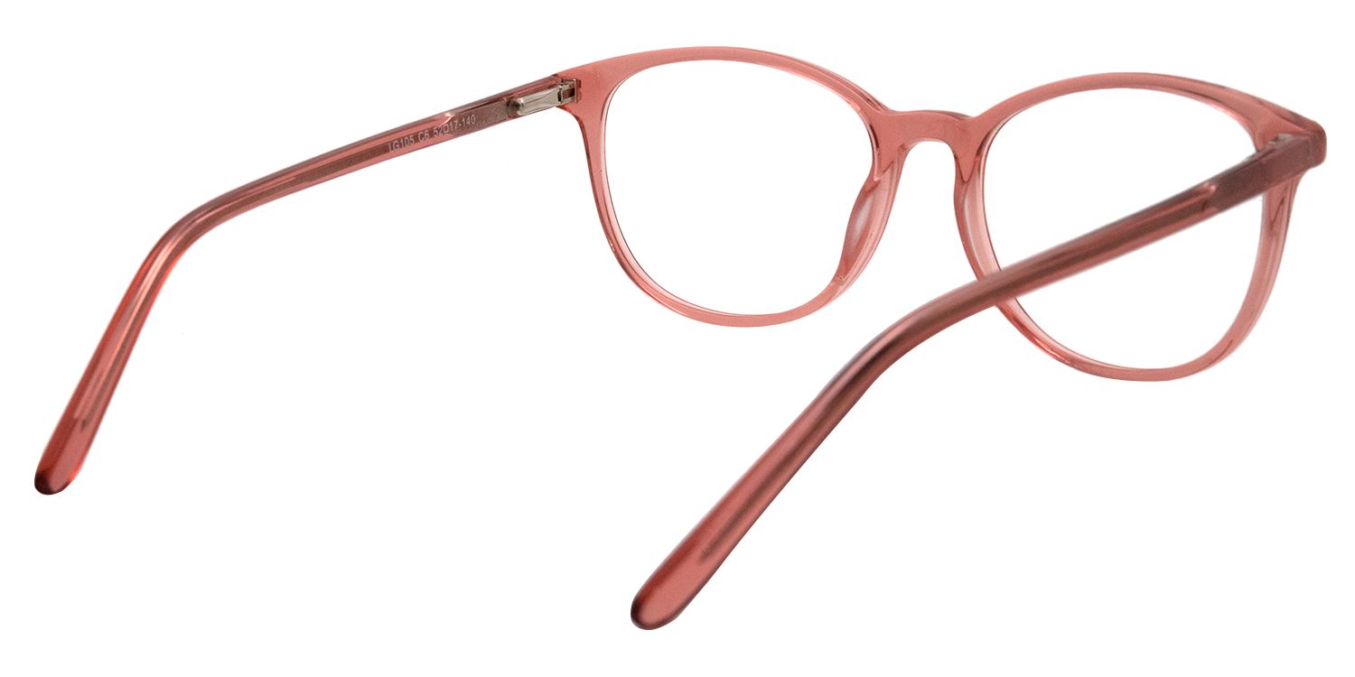 Round Red Glasses | Zeelool Glasses5