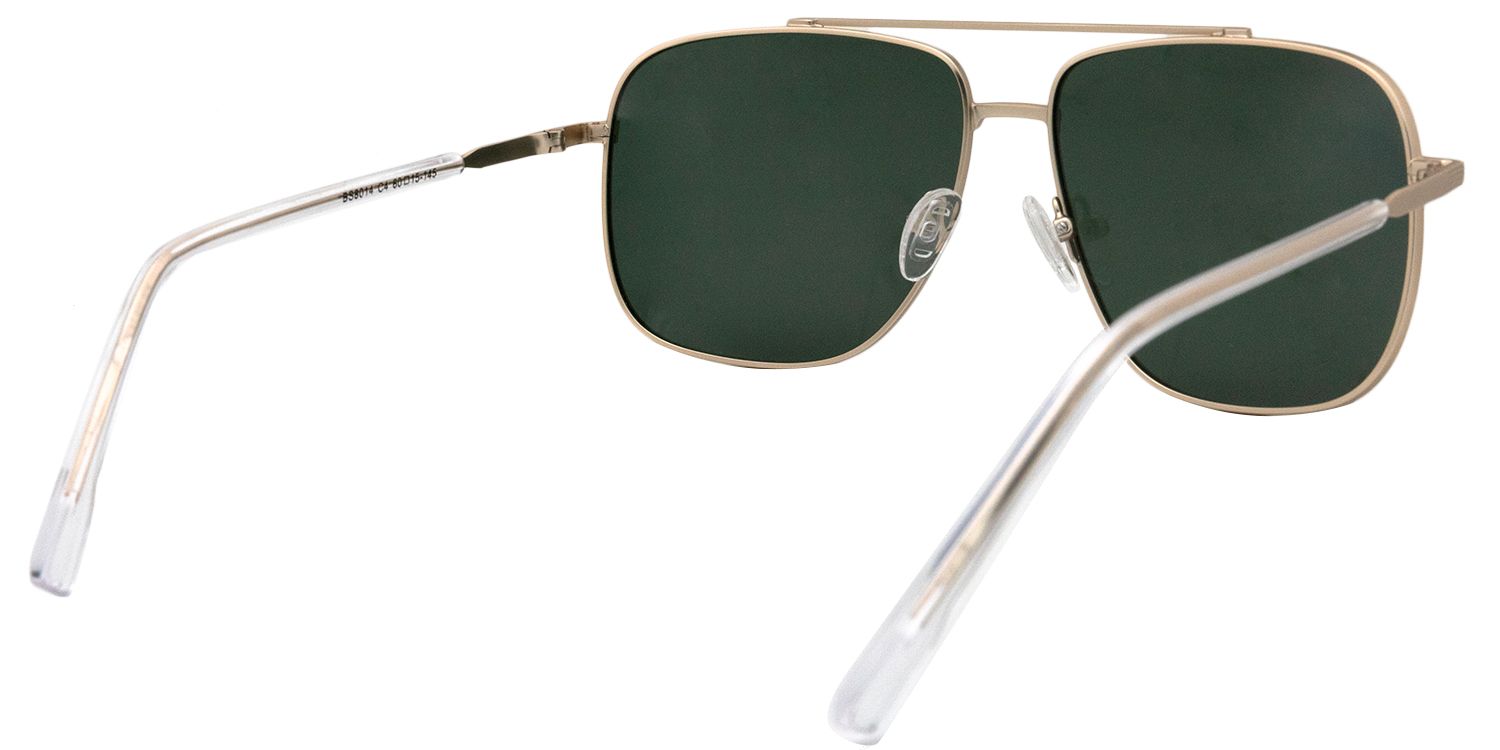 Aviator Gold Sunglasses | Zeelool Sunglasses5