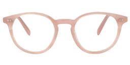 Amabel Round Pink Glasses0