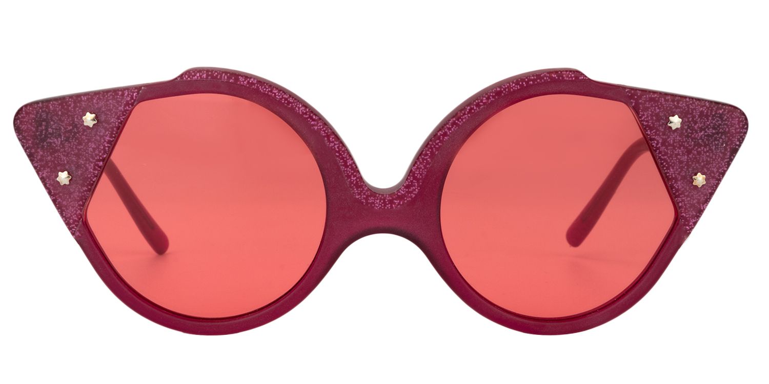 Cat eye Red Sunglasses | Zeelool Sunglasses0