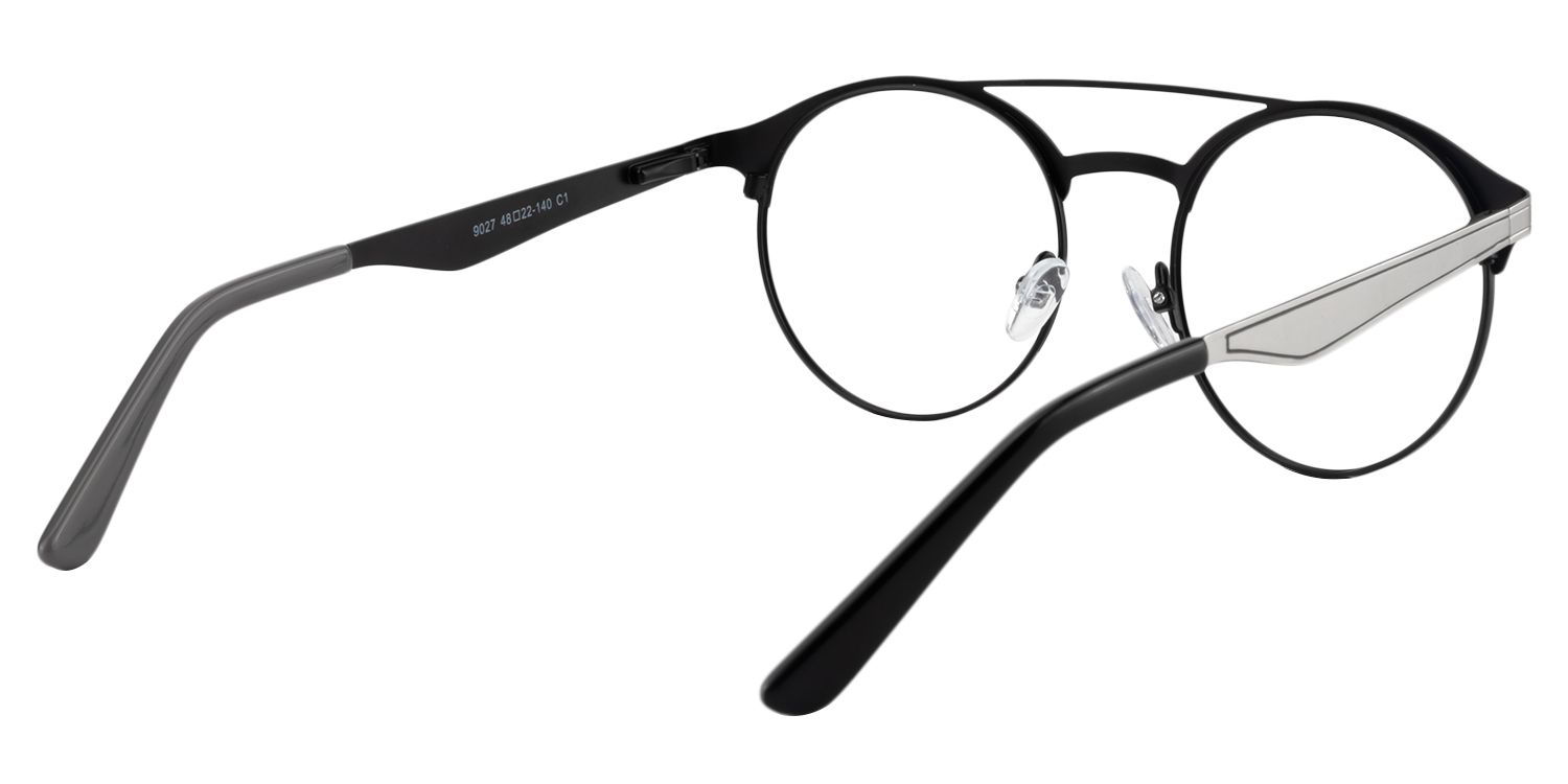 Aviator Silver Glasses | Zeelool Glasses5