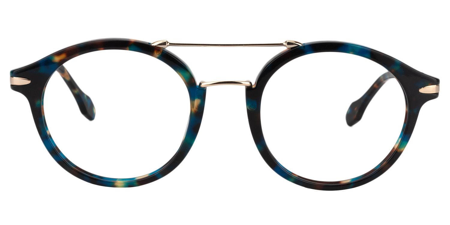 Aviator Blue Tortoise Glasses | Zeelool Glasses0