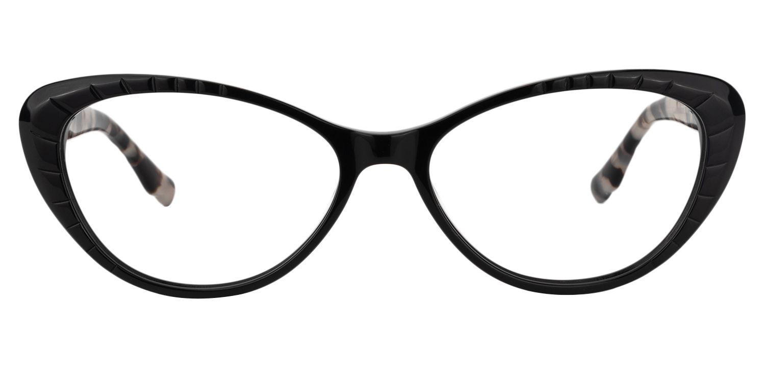 Cat eye Black Glasses | Zeelool Glasses0